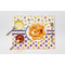 Girl's Space & Geometric Print Linen Placemat - Lifestyle (single)