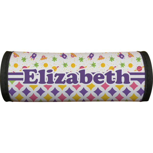 Girl's Space & Geometric Print Luggage Handle Wrap