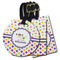 Girl's Space & Geometric Print Luggage Tags - 3 Shapes Availabel
