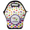 Girl's Space & Geometric Print Lunch Bag - Front