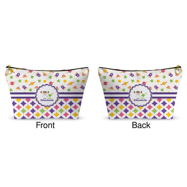 Girl's Space & Geometric Print Makeup Bag Approval