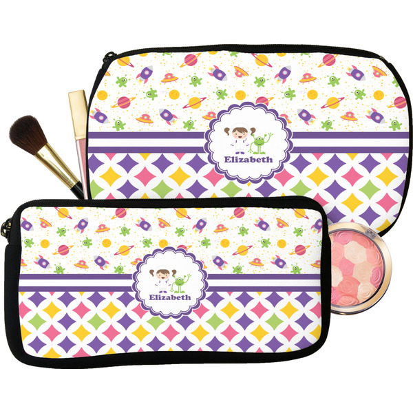 Girl's Space & Geometric Print Makeup Kit Aggregate