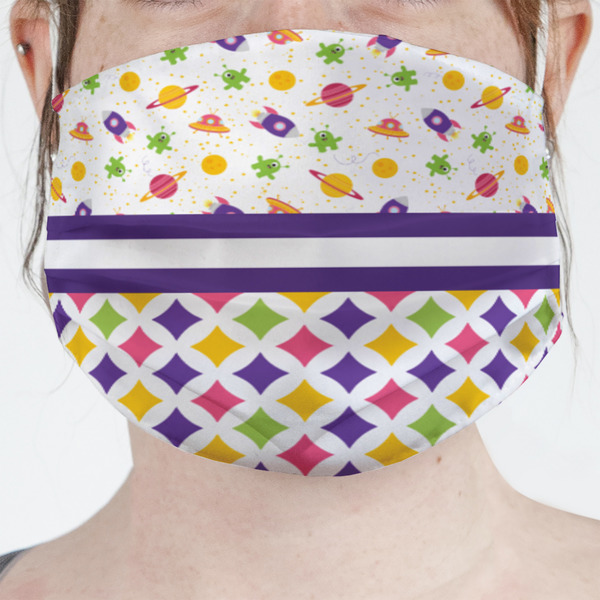 Custom Girl's Space & Geometric Print Face Mask Cover