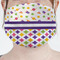 Girl's Space & Geometric Print Face Mask Cover