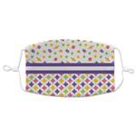 Girl's Space & Geometric Print Adult Cloth Face Mask - XLarge