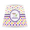 Girl's Space & Geometric Print Poly Film Empire Lampshade - Front View