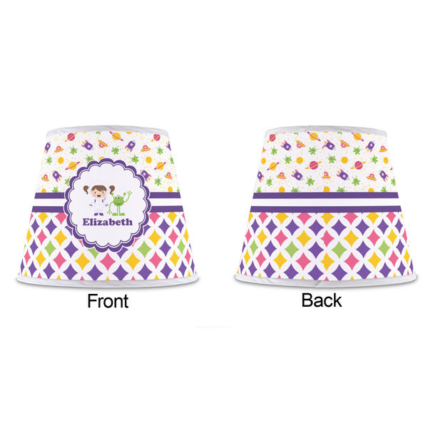Girl's Space & Geometric Print Poly Film Empire Lampshade - Approval