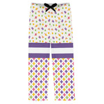 Girl's Space & Geometric Print Mens Pajama Pants - XS