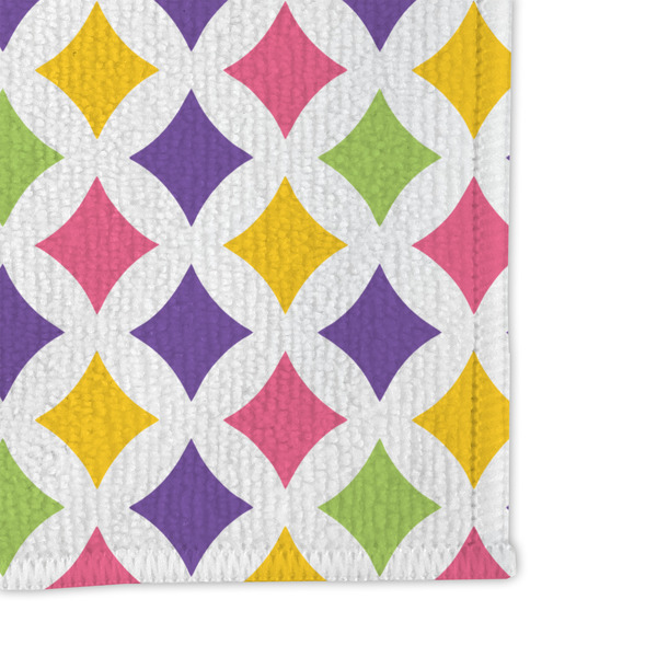 Girl's Space & Geometric Print Microfiber Dish Rag - DETAIL