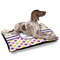 Girl's Space & Geometric Print Outdoor Dog Beds - Large - IN CONTEXT