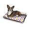 Girl's Space & Geometric Print Outdoor Dog Beds - Medium - IN CONTEXT