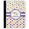 Girl's Space & Geometric Print Padfolio Clipboards - Large - FRONT
