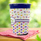 Girl's Space & Geometric Print Party Cup Sleeves - with bottom - Lifestyle
