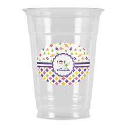 Girl's Space & Geometric Print Party Cups - 16oz (Personalized)