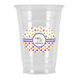 Girl's Space & Geometric Print Party Cups - 16oz (Personalized)