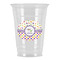 Girl's Space & Geometric Print Party Cups - 16oz - Front/Main