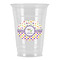 Girl's Space & Geometric Print Party Cups - 16oz (Personalized)