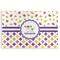 Girl's Space & Geometric Print Disposable Paper Placemats (Personalized)