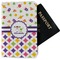 Girl's Space & Geometric Print Passport Holder - Fabric (Personalized)