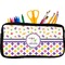 Girl's Space & Geometric Print Neoprene Pencil Case (Personalized)