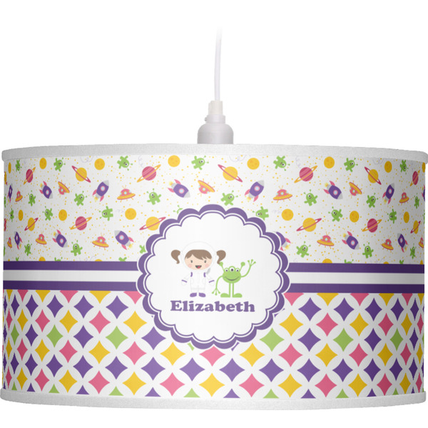 Girl's Space & Geometric Print Pendant Lamp Shade