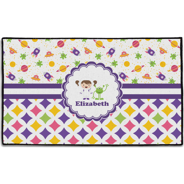Girl's Space & Geometric Print Personalized - 60x36 (APPROVAL)
