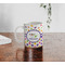 Girl's Space & Geometric Print Personalized Coffee Mug - Lifestyle