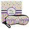 Girl's Space & Geometric Print Eyeglass Case & Cloth (Personalized)