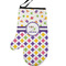 Girl's Space & Geometric Print Personalized Oven Mitt - Left