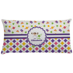 Girl's Space & Geometric Print Pillow Case - King (Personalized)