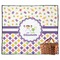 Girl's Space & Geometric Print Outdoor Picnic Blanket (Personalized)