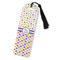 Girl's Space & Geometric Print Plastic Bookmarks - Front