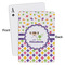 Girl's Space & Geometric Print Playing Cards - Approval