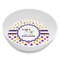 Girl's Space & Geometric Print Melamine Bowl - 8 oz (Personalized)
