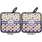 Girl's Space & Geometric Print Pot Holders - Set of 2 APPROVAL