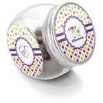 Girl's Space & Geometric Print Puppy Treat Jar (Personalized)
