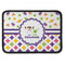 Girl's Space & Geometric Print Rectangle Patch