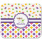 Girl's Space & Geometric Print Rectangular Mouse Pad - APPROVAL