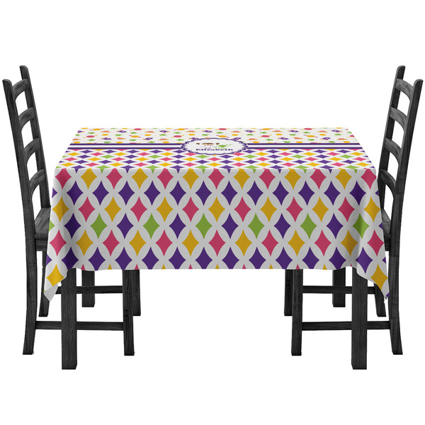 Custom Girl's Space & Geometric Print Tablecloth (Personalized)