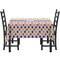 Girl's Space & Geometric Print Rectangular Tablecloths - Side View