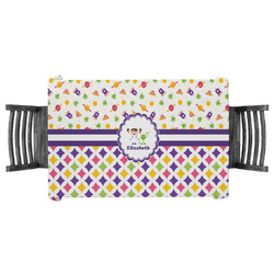 Girl's Space & Geometric Print Tablecloth - 58"x58" (Personalized)