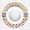 Girl's Space & Geometric Print Round Linen Placemats - LIFESTYLE (single)
