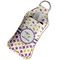 Girl's Space & Geometric Print Sanitizer Holder Keychain - Large in Case