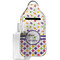 Girl's Space & Geometric Print Sanitizer Holder Keychain - Large with Case