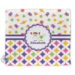 Girl's Space & Geometric Print Security Blanket (Personalized)