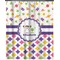 Girl's Space & Geometric Print Extra Long Shower Curtain - 70"x84" (Personalized)
