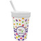 Girl's Space & Geometric Print Sippy Cup with Straw (Personalized)