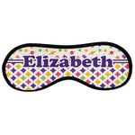 Girl's Space & Geometric Print Sleeping Eye Masks - Large (Personalized)