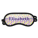 Girl's Space & Geometric Print Sleeping Eye Mask - Small (Personalized)