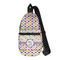 Girl's Space & Geometric Print Sling Bag (Personalized)